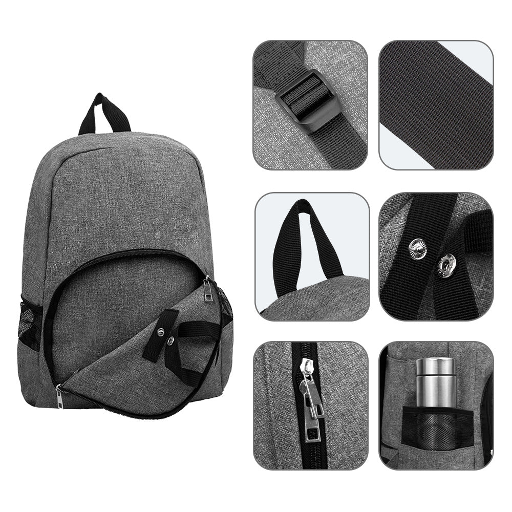 Lightweight Portable Foldable Backpack in a vibrant color, showcasing its compact design and waterproof material, ideal for outdoor activities.