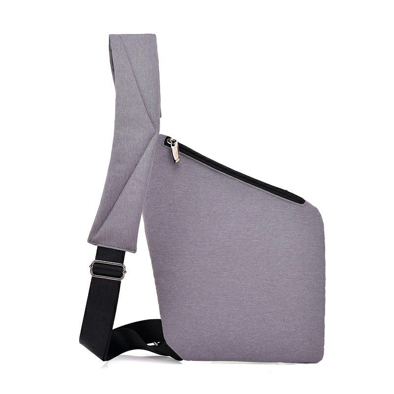 Men's Multifunctional Tactical Shoulder Bag made of durable Oxford fabric, featuring adjustable strap and multiple compartments.