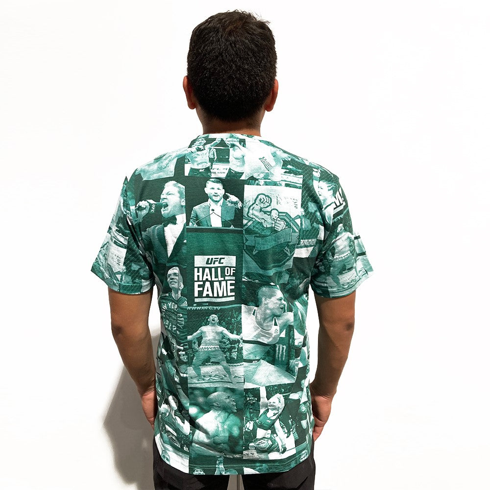 Men's UFC 30th Anniversary Sublimation T-Shirt featuring vibrant all-over graphic design celebrating UFC's 30th anniversary.