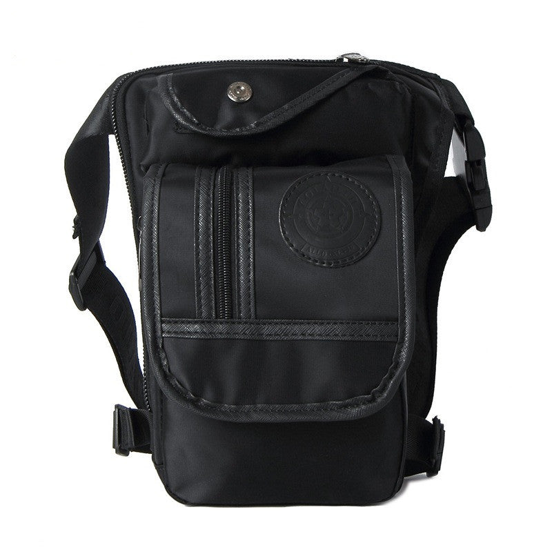 Men's Waterproof Nylon Sports Bag in sleek design, showcasing durable waterproof nylon fabric and chrome zipper.