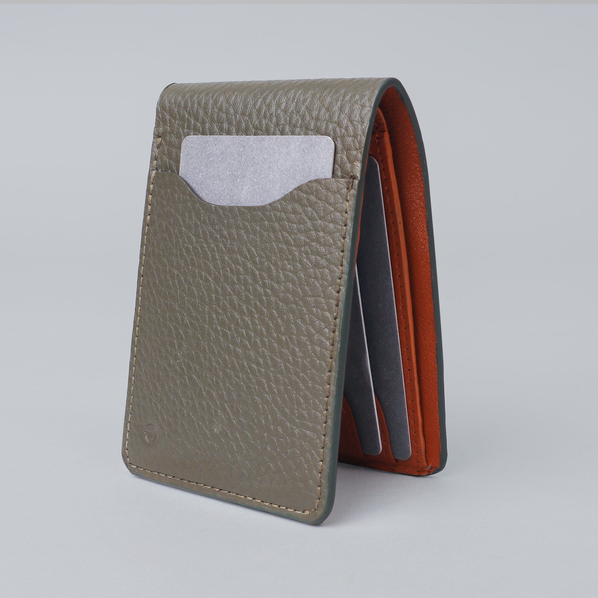A sleek Minimal Wallet made from premium genuine leather, featuring multiple card slots and a compact design, ideal for everyday use.