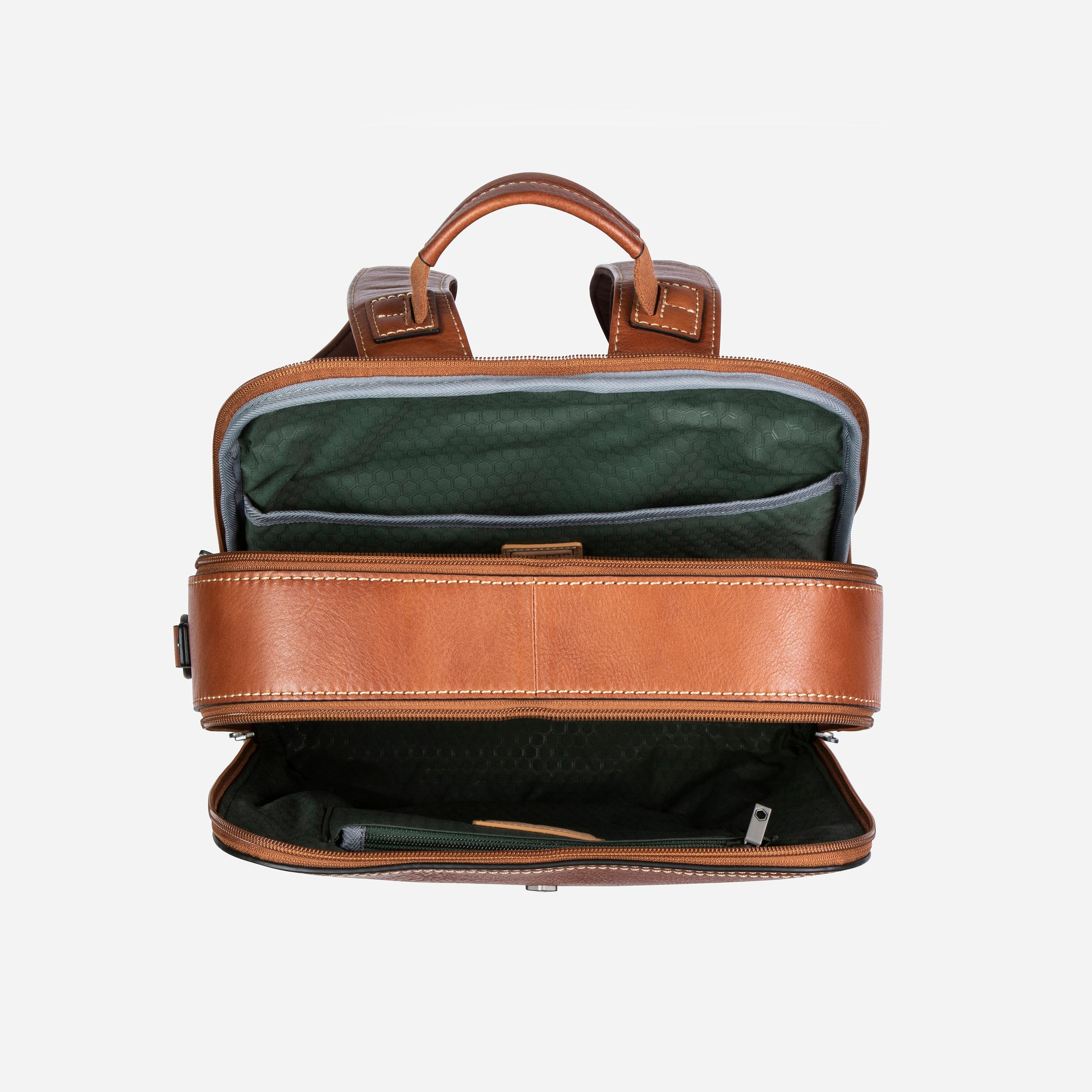 Montana 15” Laptop Backpack in Colt, featuring a sleek design with multiple compartments for laptops and essentials.