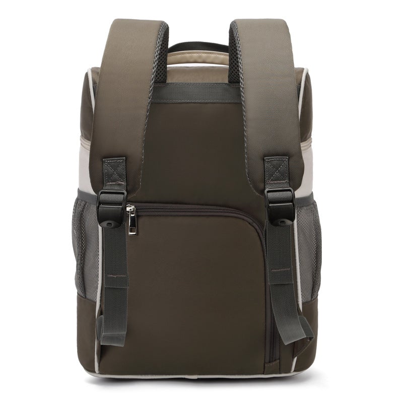 Multifunctional Large Capacity Mommy Bag in stylish design, showcasing its durable polyester material and spacious interior.