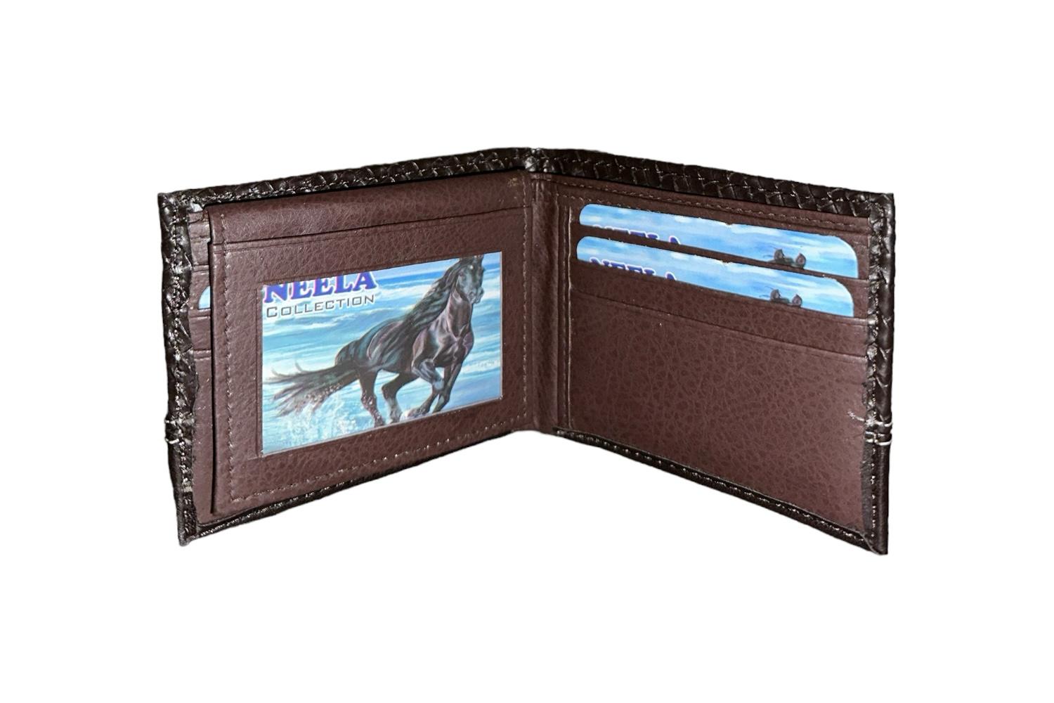 NEELA 2312 CH men's wallet showcasing its sleek design and premium leather material.