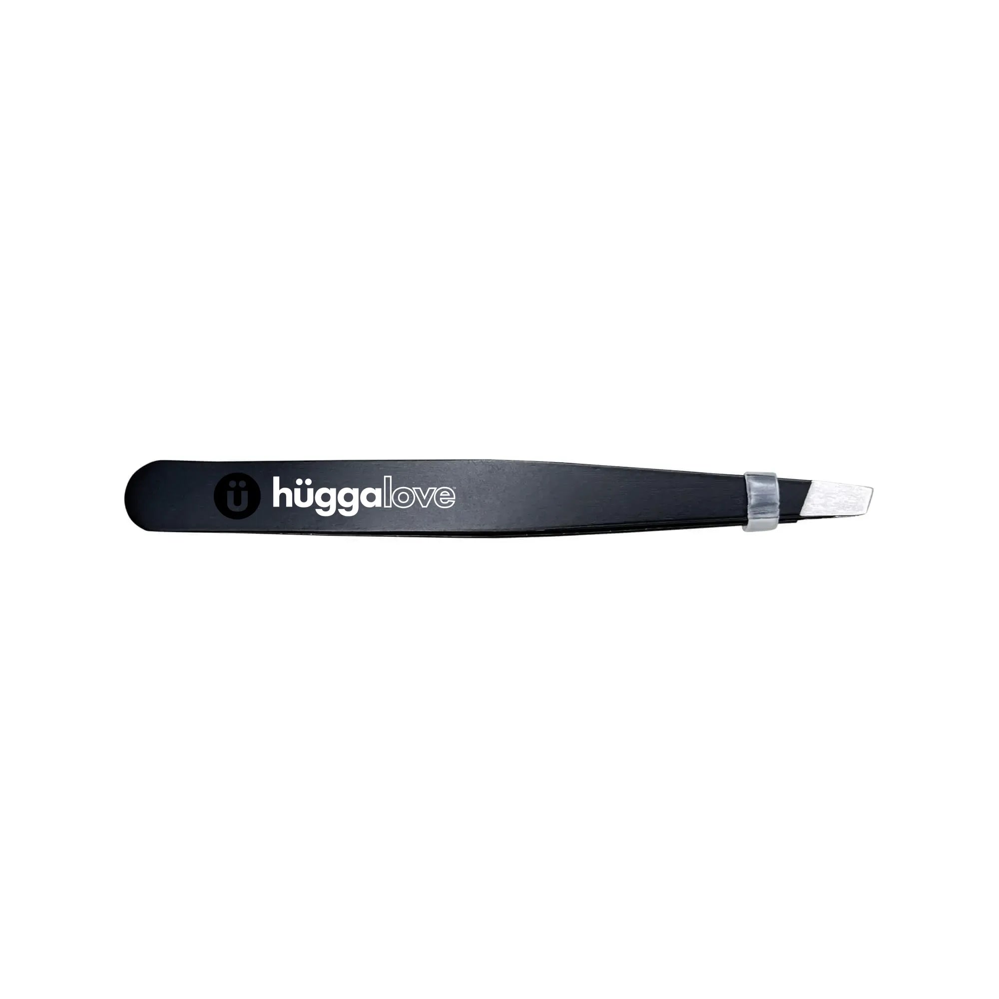 A pair of stainless steel Precision Tweezers with a slanted tip, ideal for shaping and defining brows.