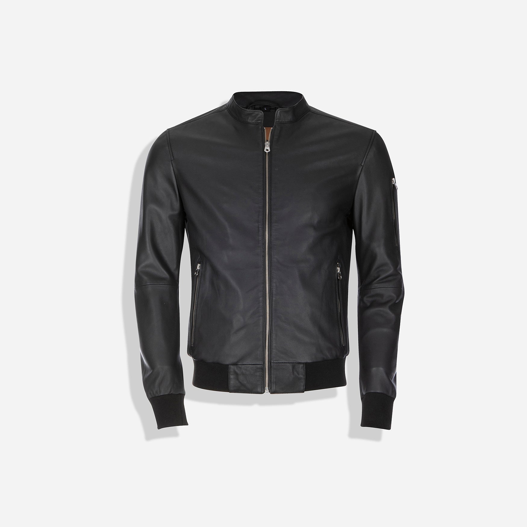 Reeves Men's Black Jacket, stylish and lightweight, perfect for summer and autumn wear.