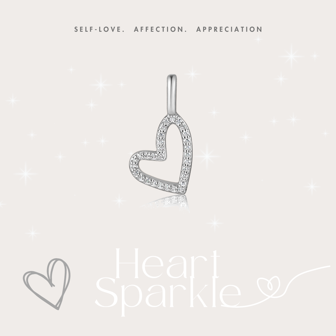 A stunning Silver Eternal Heart Necklace featuring a delicate heart-shaped pendant and an adjustable chain, symbolizing love and self-acceptance.