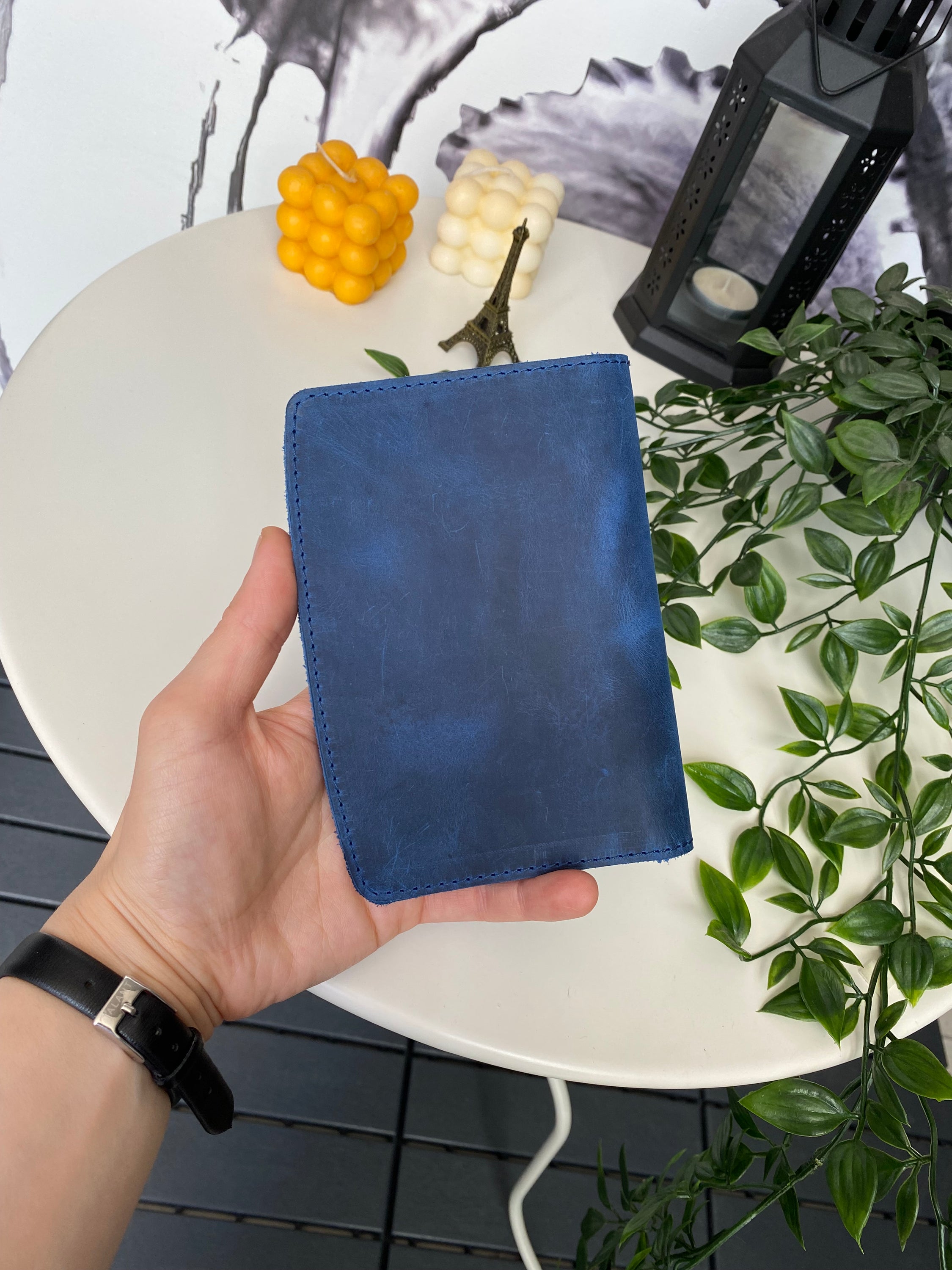 Simenit Genuine Leather Passport Holder in various colors, showcasing its elegant design and functionality.