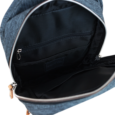 SLING PACK ELEMENT in three colors, showcasing its sleek design and multiple pockets.