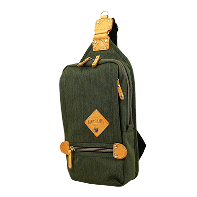 SLING PACK ELEMENT in three colors, showcasing its sleek design and multiple pockets.