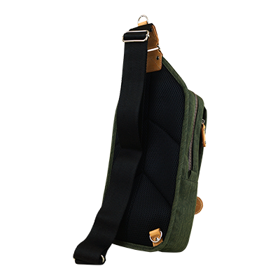 SLING PACK ELEMENT in three colors, showcasing its sleek design and multiple pockets.