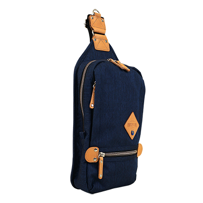 SLING PACK ELEMENT in three colors, showcasing its sleek design and multiple pockets.