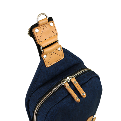 SLING PACK ELEMENT in three colors, showcasing its sleek design and multiple pockets.