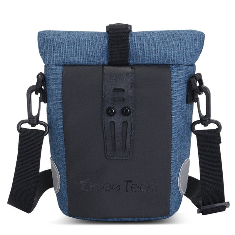 Small Oxford Cloth Portable Travel Messenger Bag in a stylish design, showcasing its compact size and durable material.
