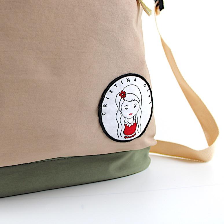 Soft Polyester Bag/Backpack in four colors with adjustable straps and zipped pockets, ideal for work and travel.