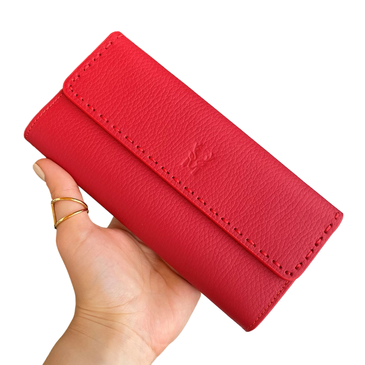 Tampa Genuine Leather Large Wallet in various colors with phone compartment and multiple card slots.