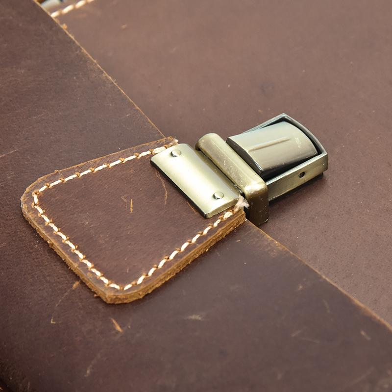 The Vali Backpack made of high-quality crazy horse leather, featuring a sleek design with adjustable straps and multiple compartments.