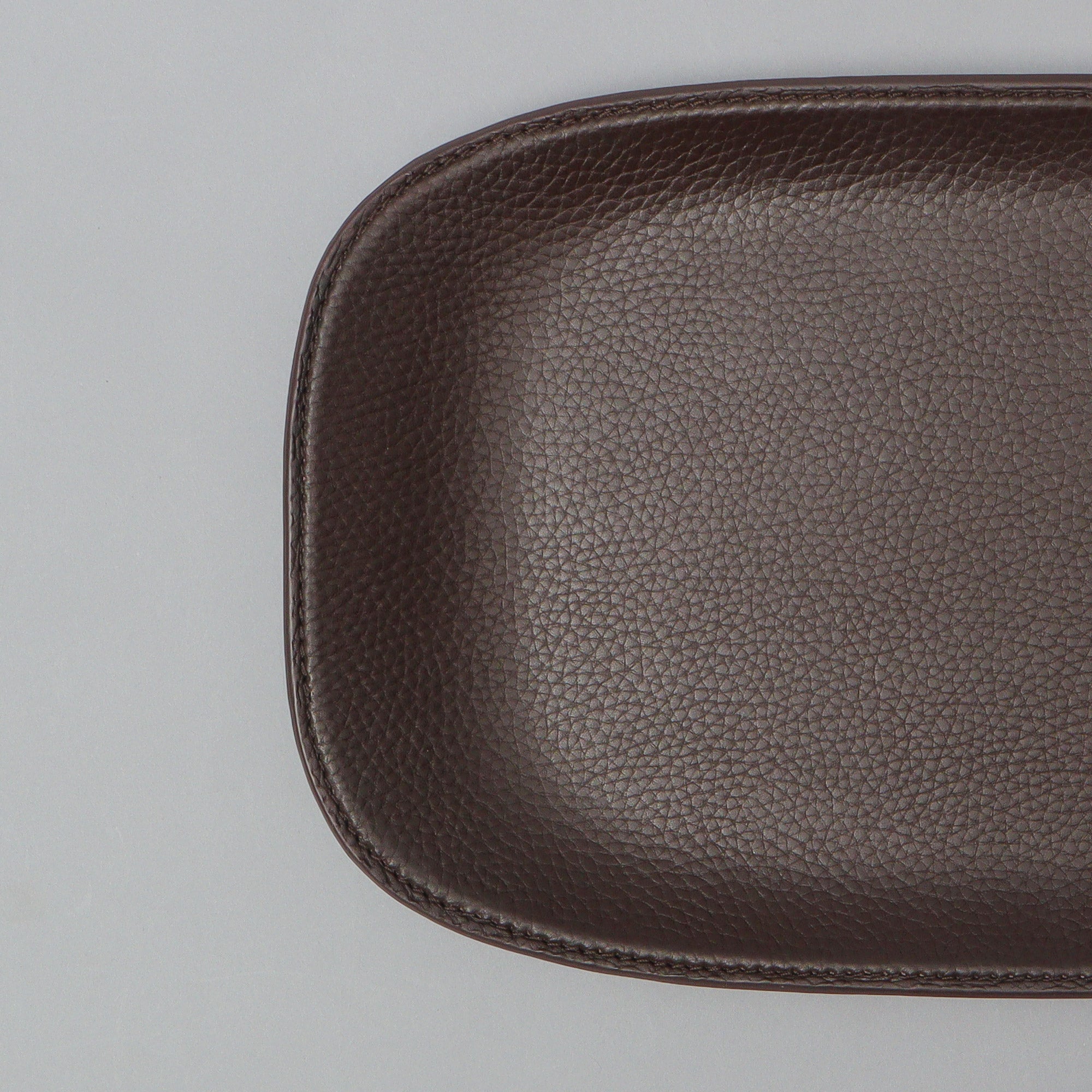 Tokyo Tray made of premium full grain leather, showcasing its elegant design and craftsmanship.