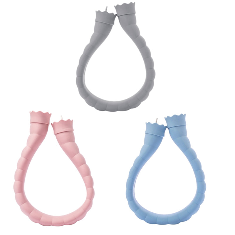 U-Shape Hot Water Bag Silicone Bottle Neck Hand Warmer designed for neck and shoulder comfort, featuring a modern design and leak-proof construction.