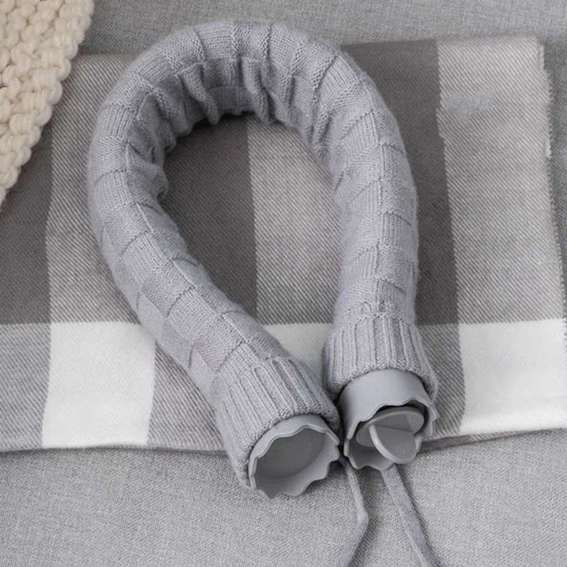 U-Shape Hot Water Bag Silicone Bottle Neck Hand Warmer designed for neck and shoulder comfort, featuring a modern design and leak-proof construction.