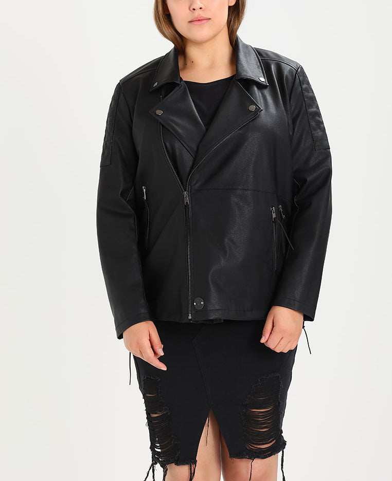 Women Real Lambskin Leather Biker Jacket KW241 featuring high-quality leather, YKK zipper, and satin lining for comfort.