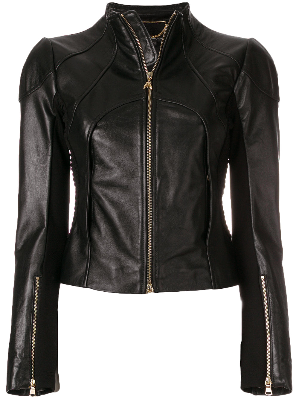 Women Real Lambskin Leather Biker Jacket KW530 featuring high-quality leather, YKK zipper, and satin lining for comfort.