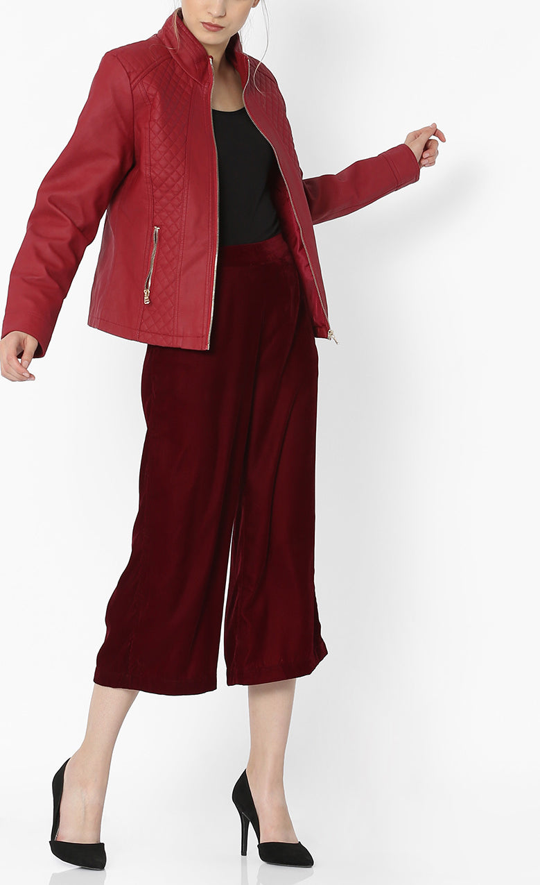 Women Real Lambskin Leather Biker Jacket KW558 featuring high-quality leather, satin lining, and stylish biker design.