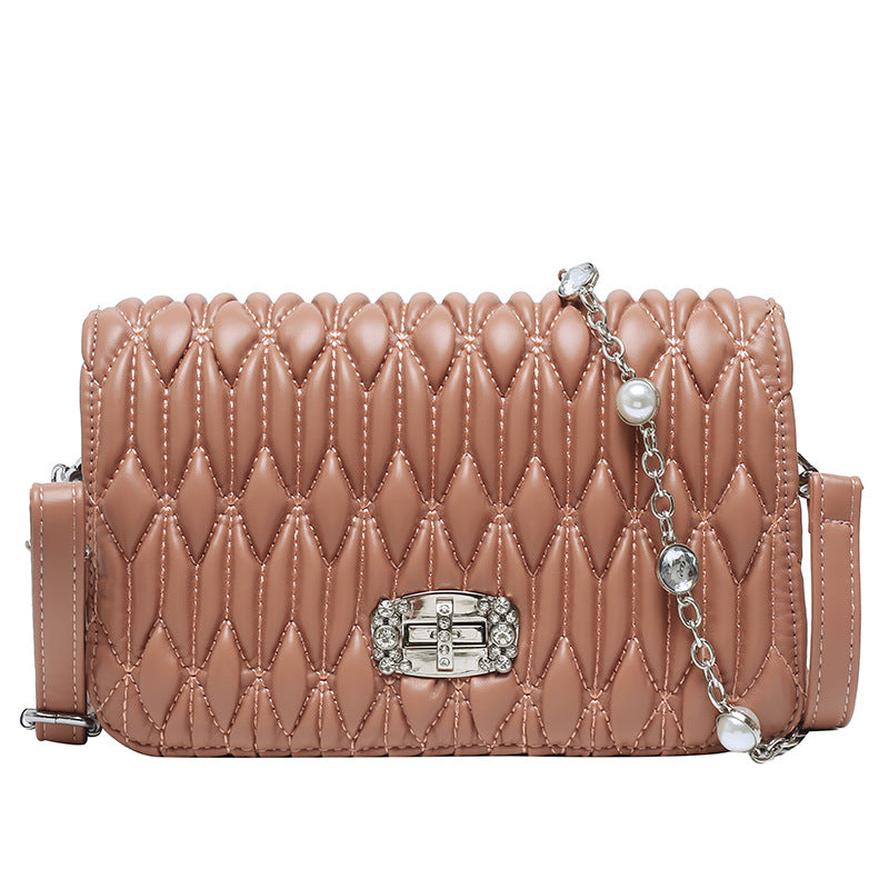 Women's Casual Braided Shoulder Slung Banquet Bag in various colors with braided strap design.