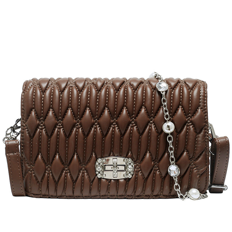 Women's Casual Braided Shoulder Slung Banquet Bag in various colors with braided strap design.