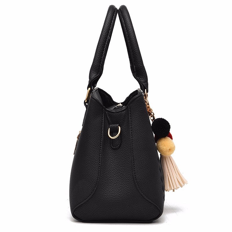 Women's High Quality Solid Color Crossbody Messenger Bag in various colors, showcasing its stylish design and multiple compartments.