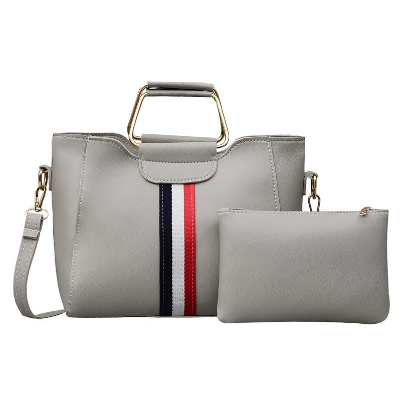 Women's PU Leather Single Shoulder Bucket Messenger Bag in various colors, showcasing its stylish design and single strap.