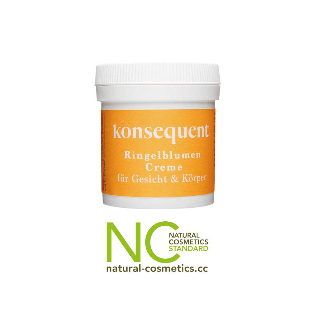 1-2-Fertig! Pflegeserie mit Ringelblumencreme und zwei Bio-Seifen, ideal für natürliche Hautpflege.