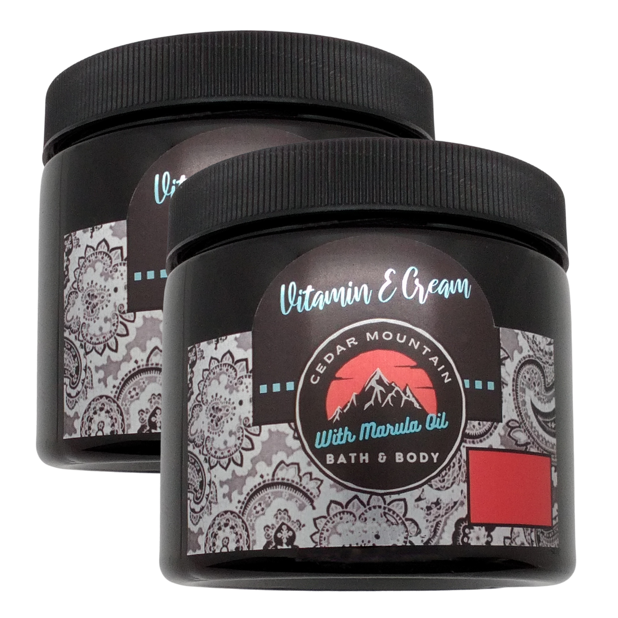 Cedar Mountain Raspberry Rose Vanilla Scented Hand Cream in a 16 oz jar, showcasing its rich texture and vibrant packaging.