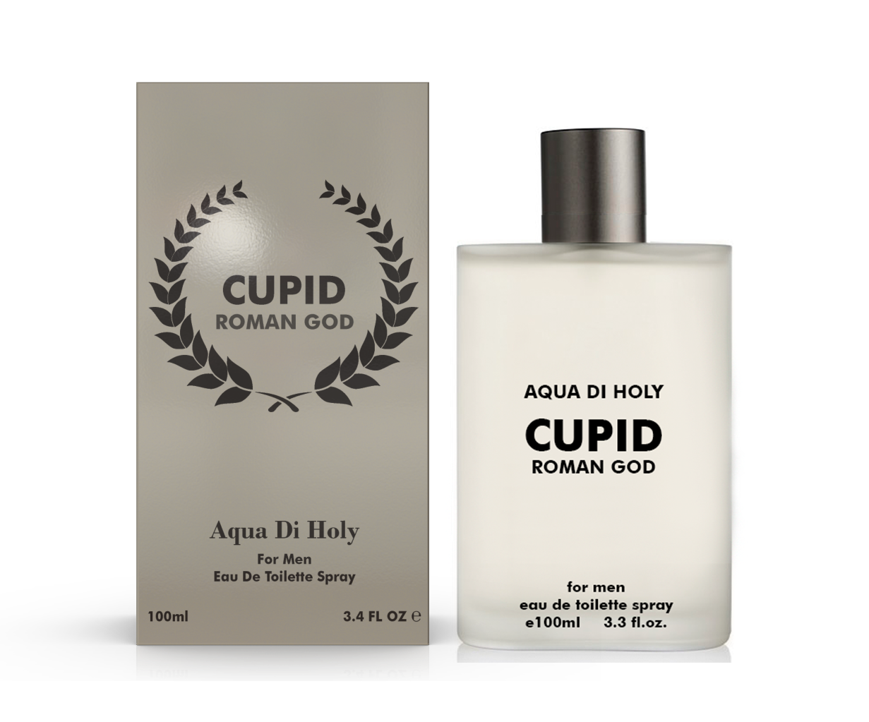 Cupid Perfume for Men by Aqua Di Holy, 100ml Eau De Toilette Spray in an elegant bottle with a stylish design.
