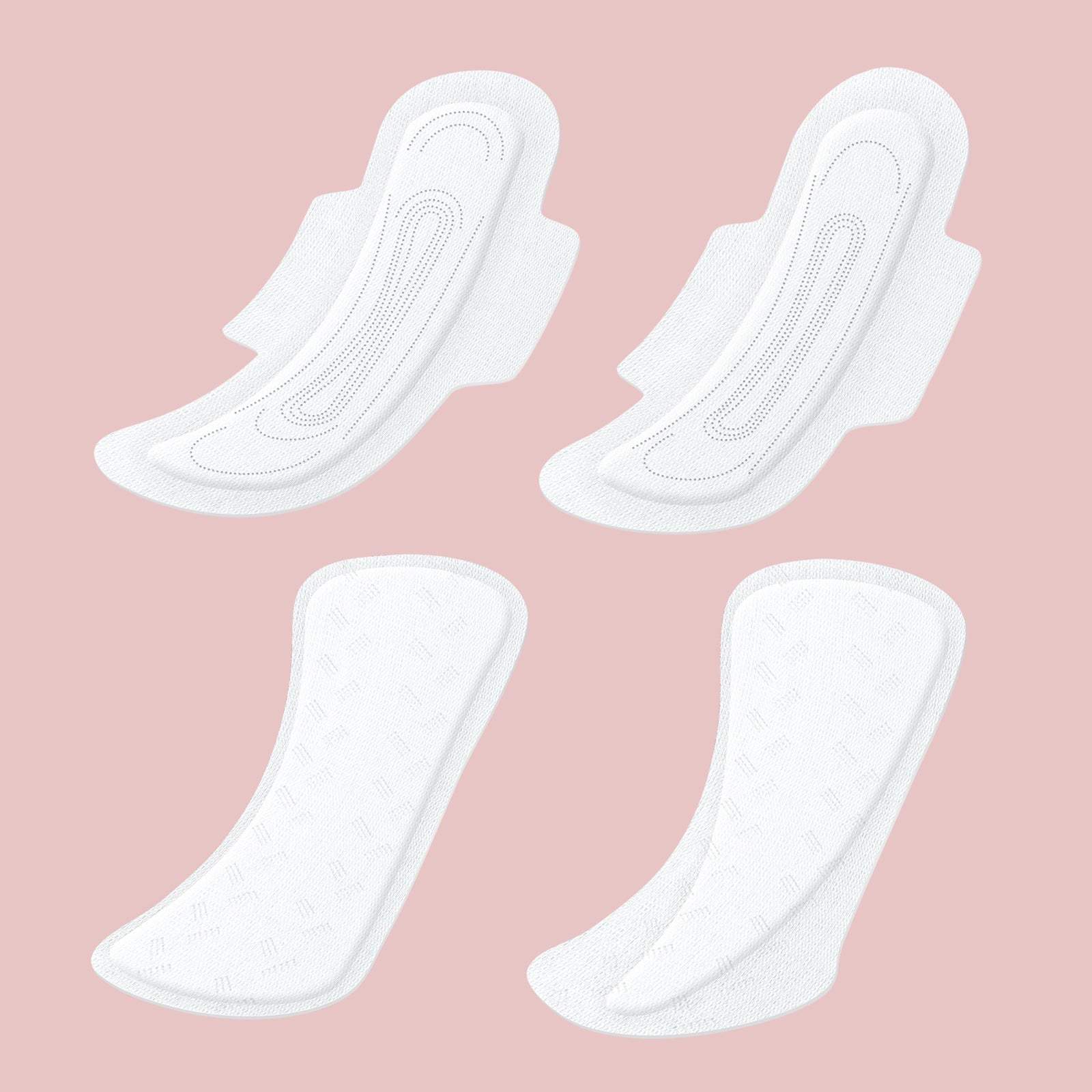 Full Moon Kit featuring Giorno, Notte, Salvaslip, and Salvaslip Dualform made from 100% organic cotton for sensitive skin.