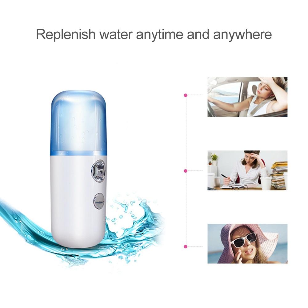 Pocket Size Handheld Multipurpose Nano Mist Sprayer in a sleek design, ideal for skincare and sanitizing.