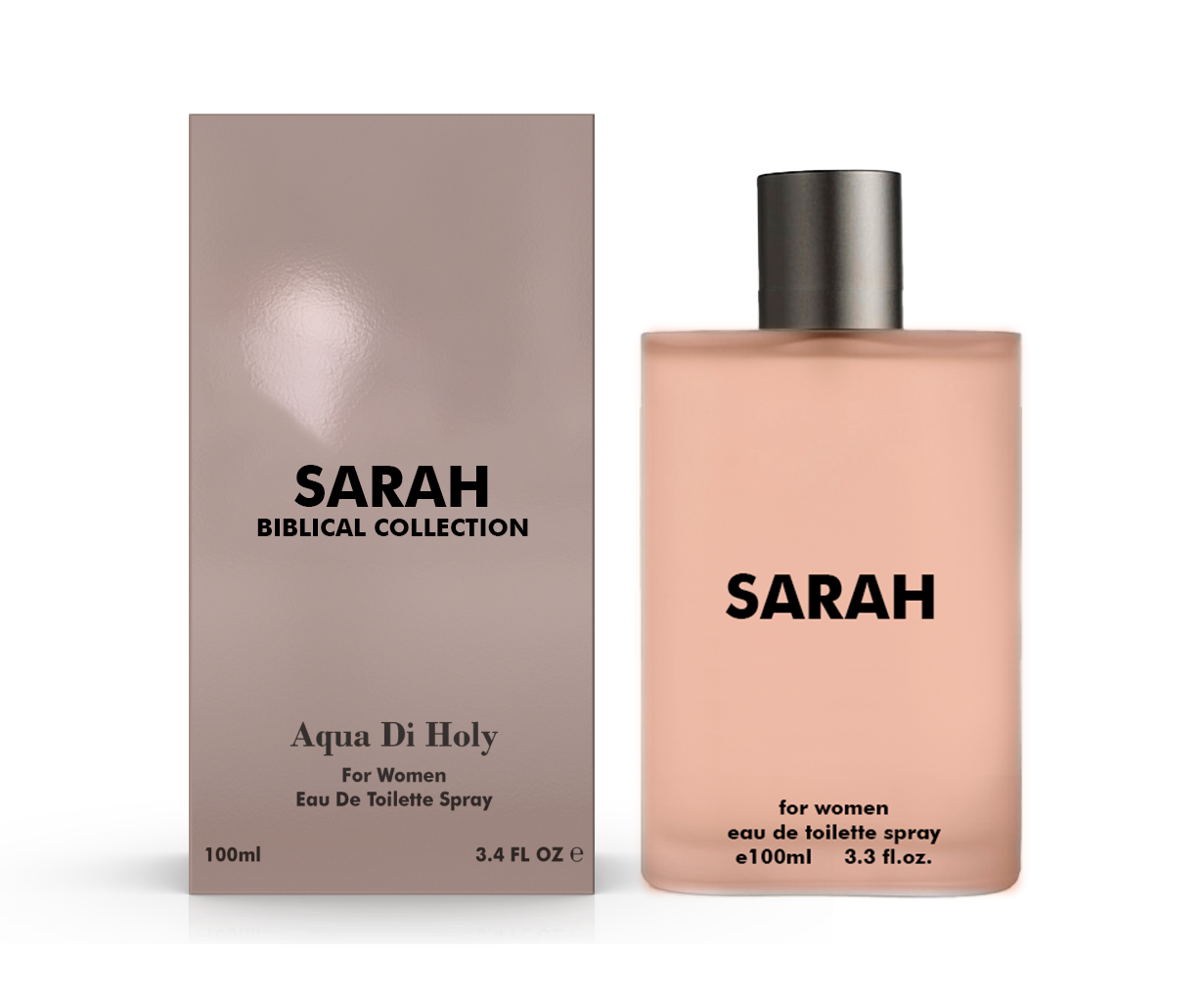 Aqua Di Holy Sarah Perfume for Women, 100ml Eau De Toilette Spray elegantly packaged.