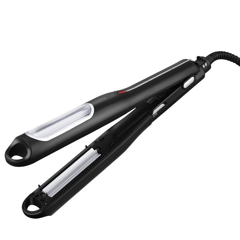 Automatic Rotating Hair Curler with professional design, featuring a sleek ABS body and a rotating barrel for easy styling.