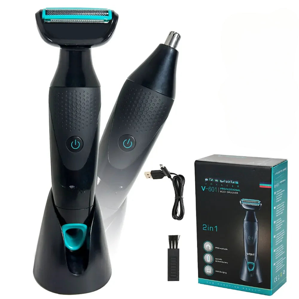 Intimate Pubic Haircut Shaver designed for sensitive areas, featuring dual-sided blades and a waterproof design for easy grooming.