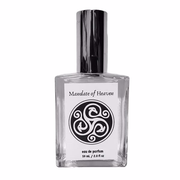 Mandate of Heaven Eau de Parfum bottle by Murphy and McNeil, showcasing elegant design and luxurious fragrance.