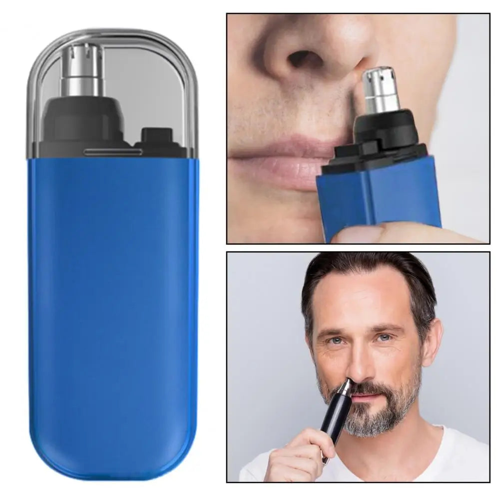 Precision Nose Trimmer in sleek design, showcasing its ergonomic grip and USB charging port.