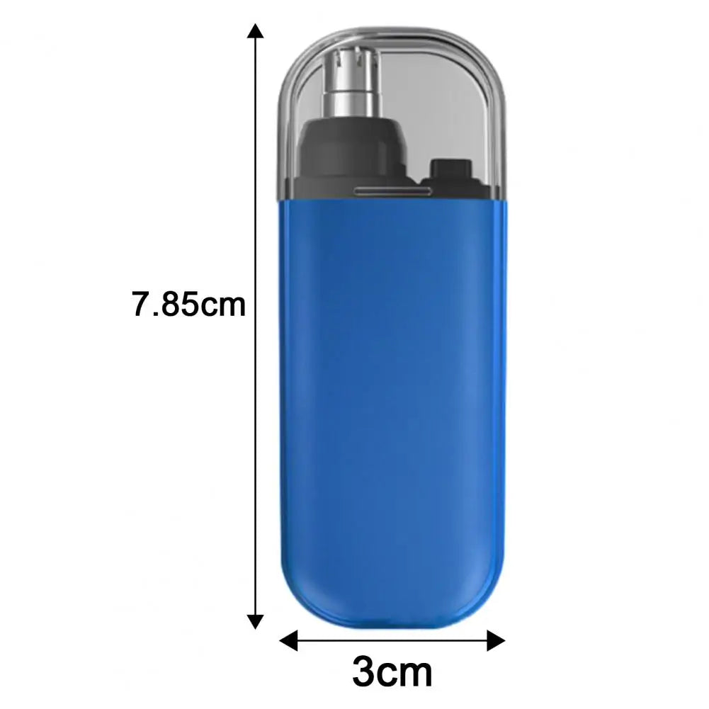Precision Nose Trimmer in sleek design, showcasing its ergonomic grip and USB charging port.