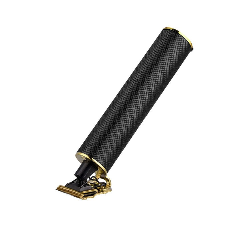 Professional Hair Trimmer Barber Hair Clipper with USB rechargeable feature, showcasing its sleek design and included accessories.