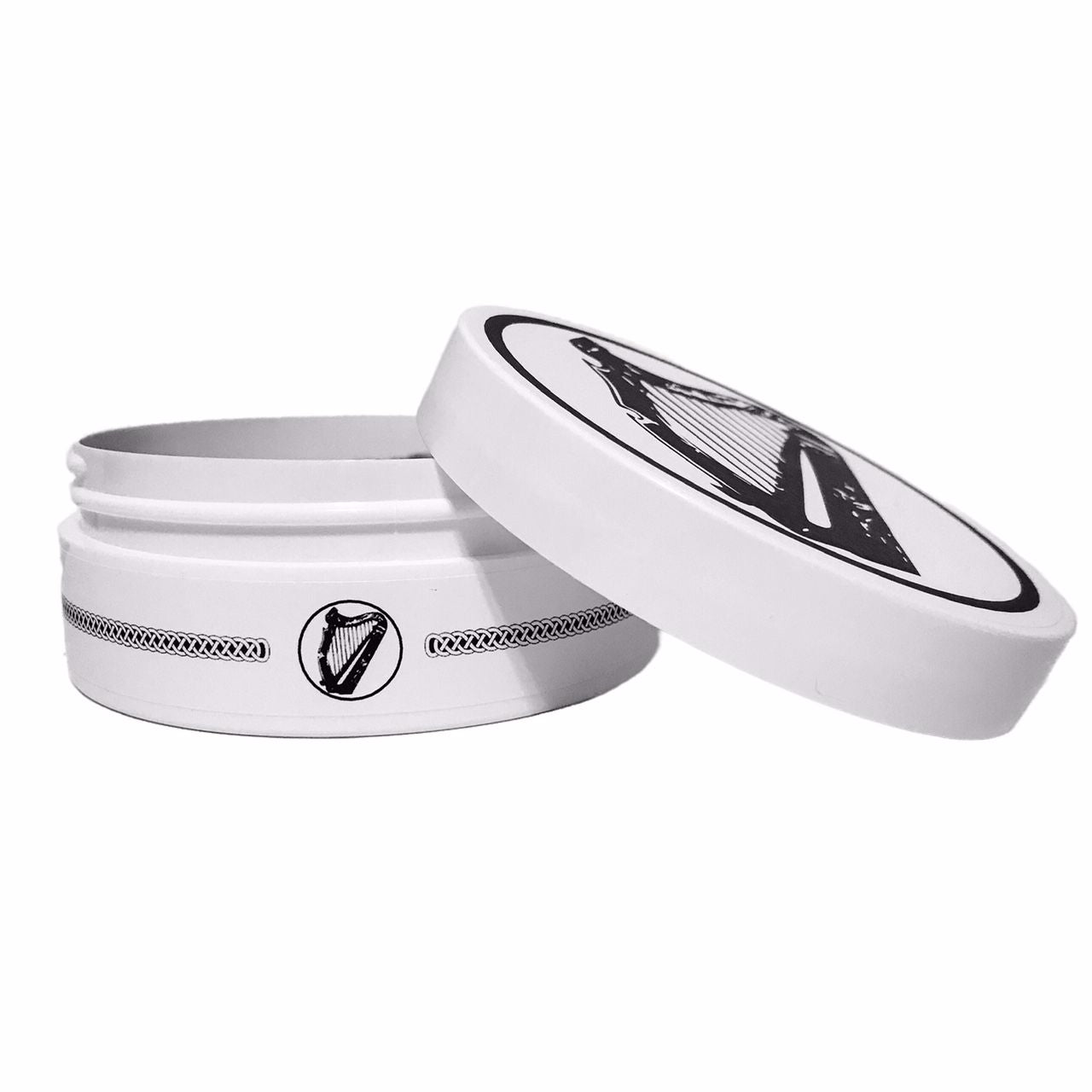 Slainte: St. James Shaving Soap by Murphy and McNeil, featuring a rich creamy texture and a label inspired by Dublin's brewing heritage.