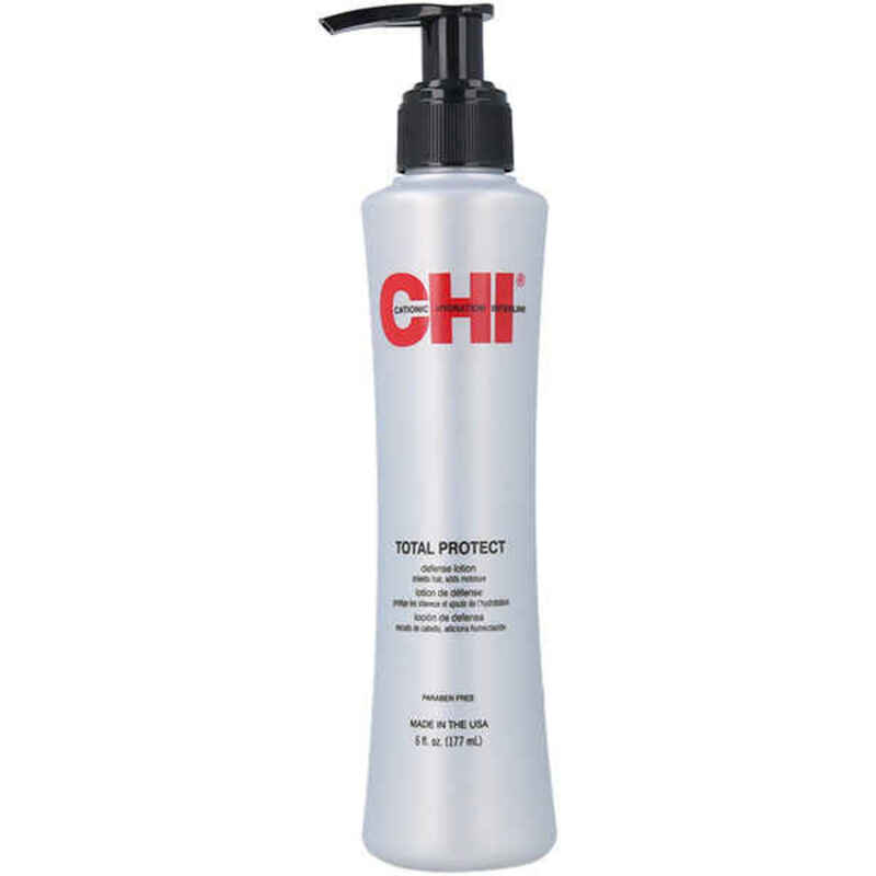 Bottle of CHI hair lotion.