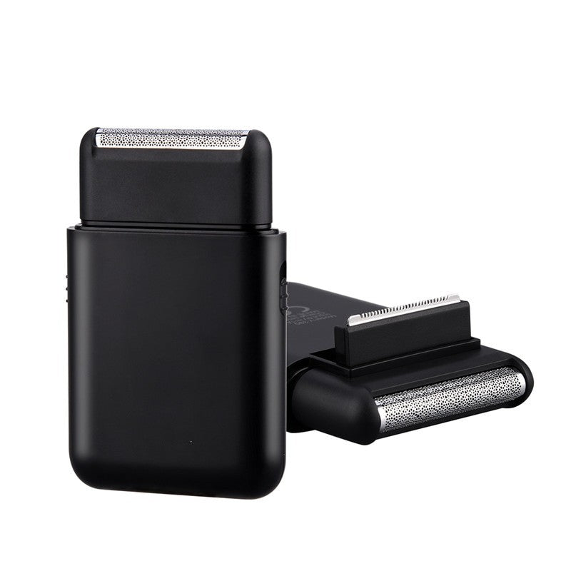Ultra-thin Mini Men's Electric Shaver with USB charging and stylish design, perfect for travel and daily grooming.