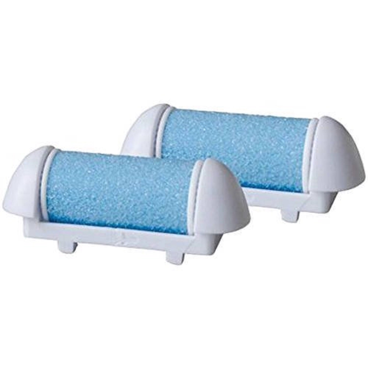 Two replacement rollers designed for Pursonic CR360 and CR365 callus remover, featuring micro-mineral technology for effective skin buffing.