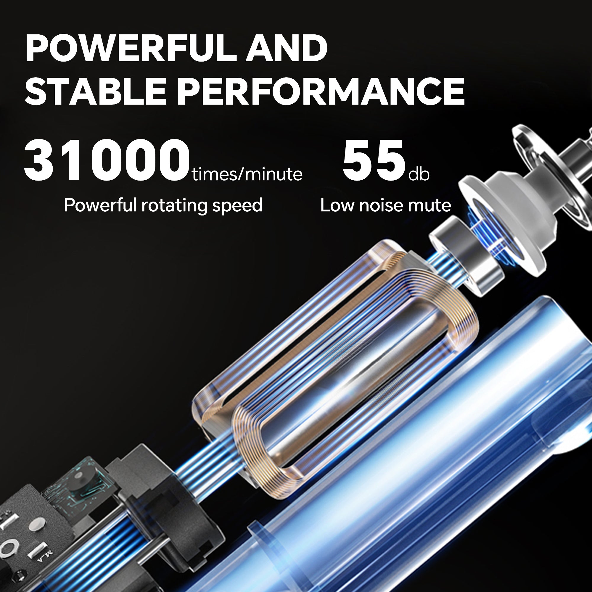 Genkent 3 Modes Sonic Clean Electric Toothbrush with four replacement heads and charging base, designed for effective oral care.