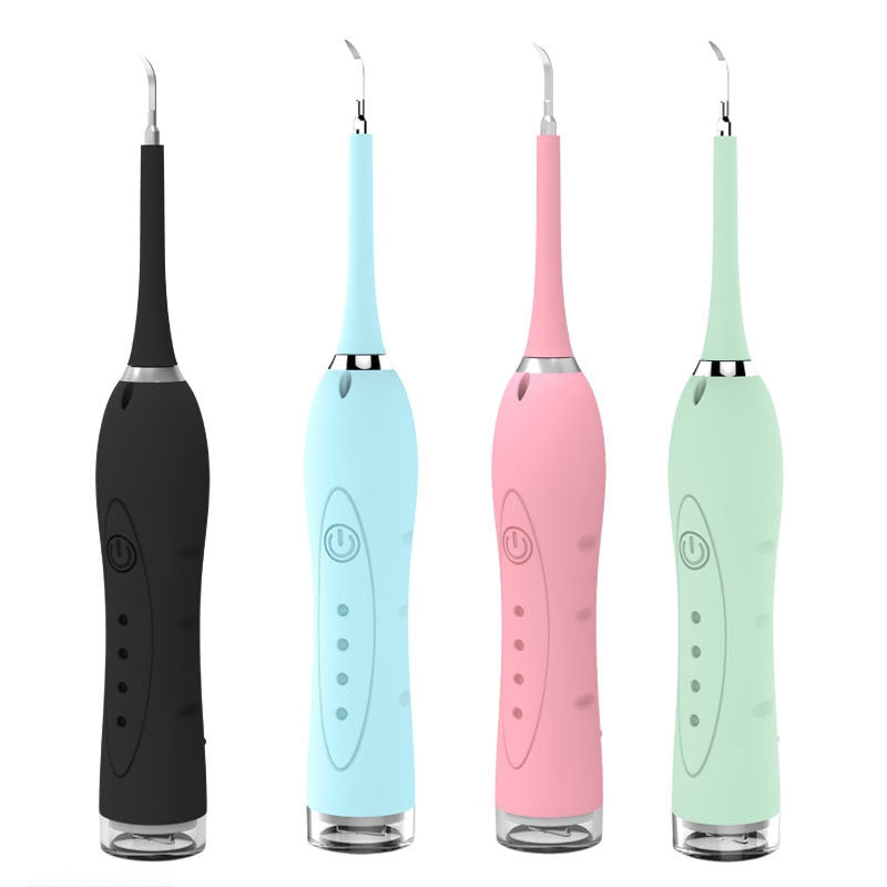 4 Modes Electric Toothbrush Sonic Dental Scaler with USB charging, featuring multiple heads and waterproof design.