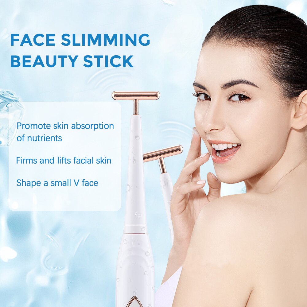 7 in 1 Electric Toothbrush with accessories including toothbrush heads, face wash brush, and massage stick, designed for dental and skin care.